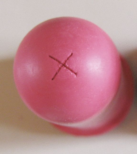 Kälbersauger rot 100 mm, mit Kreutzschlitz