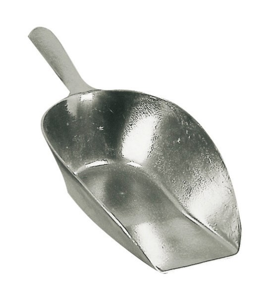 Futterschaufel aus Aluminium, 1,6 kg Griff hinten