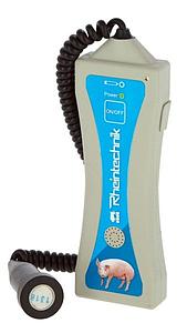 Trächtigkeitsgerät Rheintechnik mit  Spiralkabel-Sonde