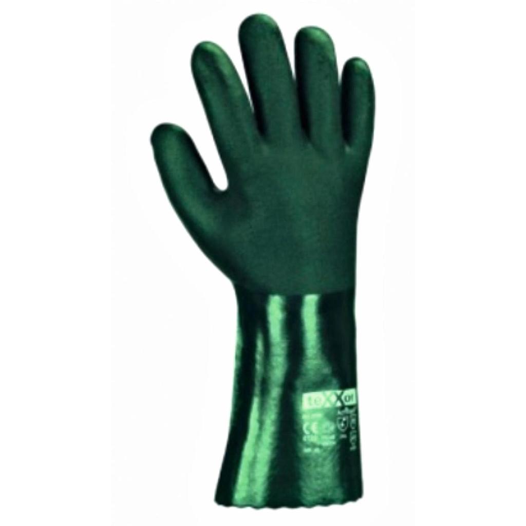 Schutzhandschuh Texxor, 35 cm schwarz-grün