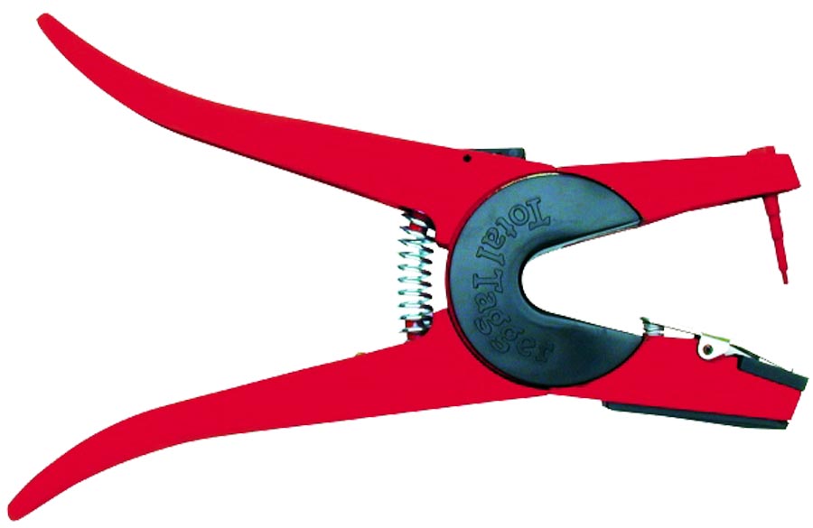 Zange für Allflex-Ohrmarken, rot (für Transponder)
