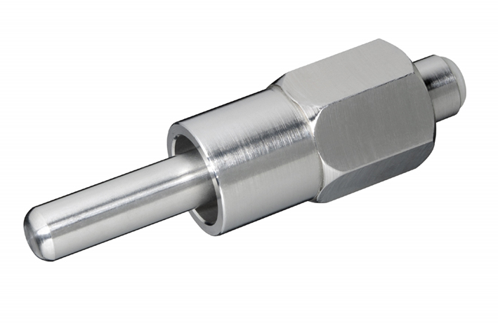 Trognippel 1/2" AG, rostfrei, Länge 76 mm Sechskantmodell