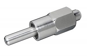 Trognippel 1/2" AG, rostfrei, Länge 76 mm Sechskantmodell