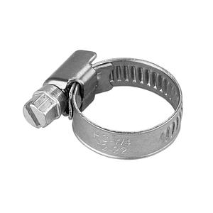 Schlauchklemme rostfrei, 11-17 mm (3/8")